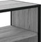 vidaXL - Tv-meubel - 100x31x39,5 - cm - bewerkt - hout - metaal - grijs - sonoma - eiken