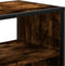 vidaXL - Tv-meubel - 100x31x39,5 - cm - bewerkt - hout - metaal - gerookt - eikenkleur
