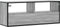 vidaXL - Tv-meubel - 100x31x39,5 - cm - bewerkt - hout - metaal - grijs - sonoma - eiken