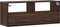 vidaXL - Tv-meubel - 100x31x39,5 - cm - bewerkt - hout - metaal - bruin - eikenkleurig