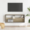 vidaXL - Tv-meubel - 100x31x39,5cm - bewerkt - hout - metaal - sonoma - eikenkleurig