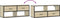 vidaXL - Tv-meubel - 100x31x39,5cm - bewerkt - hout - metaal - sonoma - eikenkleurig