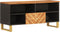 vidaXL - Tv-meubel - 100x33,5x46 - cm - massief - mangohout - bruin - en - zwart