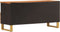 vidaXL - Tv-meubel - 100x33,5x46 - cm - massief - mangohout - bruin - en - zwart