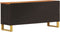 vidaXL - Tv-meubel - 100x33,5x46 - cm - massief - mangohout - bruin - en - zwart