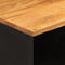 vidaXL - Tv-meubel - 100x33,5x46 - cm - massief - mangohout - bruin - en - zwart