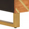 vidaXL - Tv-meubel - 100x33,5x46 - cm - massief - mangohout - bruin - en - zwart