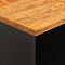vidaXL - Tv-meubel - 100x33,5x46 - cm - massief - mangohout - bruin - en - zwart