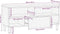 vidaXL - Tv-meubel - 100x33,5x46 - cm - massief - ruw - mangohout - zwart