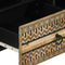 vidaXL - Tv-meubel - 100x33,5x46 - cm - massief - ruw - mangohout - zwart