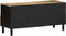 vidaXL - Tv-meubel - 100x33,5x46 - cm - massief - ruw - mangohout - zwart