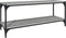 vidaXL - Tv-meubel - 100x33x41 - cm - bewerkt - hout - en - staal - grijs - sonoma - eiken