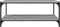 vidaXL - Tv-meubel - 100x33x41 - cm - bewerkt - hout - en - staal - grijs - sonoma - eiken