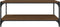 vidaXL - Tv-meubel - 100x33x41 - cm - bewerkt - hout - en - staal - bruin - eikenkleur