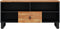 vidaXL - Tv-meubel - 100x33x46 - cm - massief - acaciahout - en - bewerkt - hout