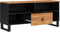 vidaXL - Tv-meubel - 100x33x46 - cm - massief - acaciahout - en - bewerkt - hout