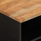 vidaXL - Tv-meubel - 100x33x46 - cm - massief - acaciahout - en - bewerkt - hout