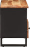 vidaXL - Tv-meubel - 100x33x46 - cm - massief - acaciahout - en - bewerkt - hout