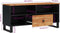 vidaXL - Tv-meubel - 100x33x46 - cm - massief - acaciahout - en - bewerkt - hout