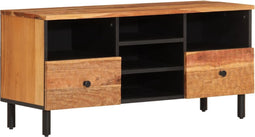vidaXL - Tv-meubel - 100x33x46 - cm - massief - acaciahout