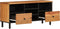 vidaXL - Tv-meubel - 100x33x46 - cm - massief - acaciahout