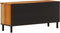 vidaXL - Tv-meubel - 100x33x46 - cm - massief - acaciahout