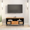 vidaXL - Tv-meubel - 100x33x46 - cm - massief - acaciahout
