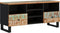 vidaXL - Tv-meubel - 100x33x46 - cm - massief - hout - gerecycled - en - bewerkt - hout