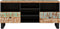 vidaXL - Tv-meubel - 100x33x46 - cm - massief - hout - gerecycled - en - bewerkt - hout