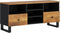 vidaXL - Tv-meubel - 100x33x46 - cm - massief - mangohout - en - bewerkt - hout
