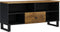 vidaXL - Tv-meubel - 100x33x46 - cm - massief - mangohout - en - bewerkt - hout