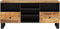 vidaXL - Tv-meubel - 100x33x46 - cm - massief - mangohout - en - bewerkt - hout