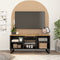 vidaXL - Tv-meubel - 100x33x46 - cm - massief - mangohout - en - bewerkt - hout