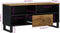 vidaXL - Tv-meubel - 100x33x46 - cm - massief - mangohout - en - bewerkt - hout