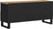 vidaXL - Tv-meubel - 100x33x46 - cm - massief - mangohout - en - bewerkt - hout