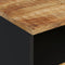 vidaXL - Tv-meubel - 100x33x46 - cm - massief - mangohout - en - bewerkt - hout