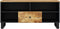 vidaXL - Tv-meubel - 100x33x46 - cm - massief - mangohout - en - bewerkt - hout