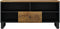 vidaXL - Tv-meubel - 100x33x46 - cm - massief - mangohout - en - bewerkt - hout