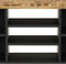 vidaXL - Tv-meubel - 100x33x46 - cm - massief - mangohout - en - bewerkt - hout