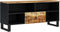 vidaXL - Tv-meubel - 100x33x46 - cm - massief - mangohout - en - bewerkt - hout