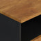 vidaXL - Tv-meubel - 100x33x46 - cm - massief - mangohout - en - bewerkt - hout