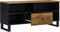 vidaXL - Tv-meubel - 100x33x46 - cm - massief - mangohout - en - bewerkt - hout
