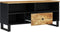 vidaXL - Tv-meubel - 100x33x46 - cm - massief - mangohout - en - bewerkt - hout