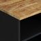 vidaXL - Tv-meubel - 100x33x46 - cm - massief - mangohout - en - bewerkt - hout