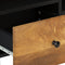 vidaXL - Tv-meubel - 100x33x46 - cm - massief - mangohout - en - bewerkt - hout