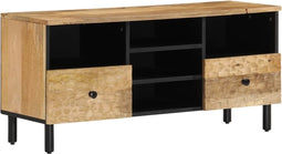 vidaXL - Tv-meubel - 100x33x46 - cm - massief - mangohout