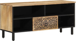 vidaXL - Tv-meubel - 100x33x46 - cm - massief - mangohout