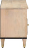 vidaXL - Tv-meubel - 100x33x46 - cm - massief - mangohout
