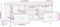 vidaXL - Tv-meubel - 100x33x46 - cm - massief - mangohout
