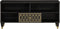 vidaXL - Tv-meubel - 100x33x46 - cm - massief - mangohout